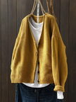 Amoria | Women's Versatile Knit V-Neck Cardigan Sweater