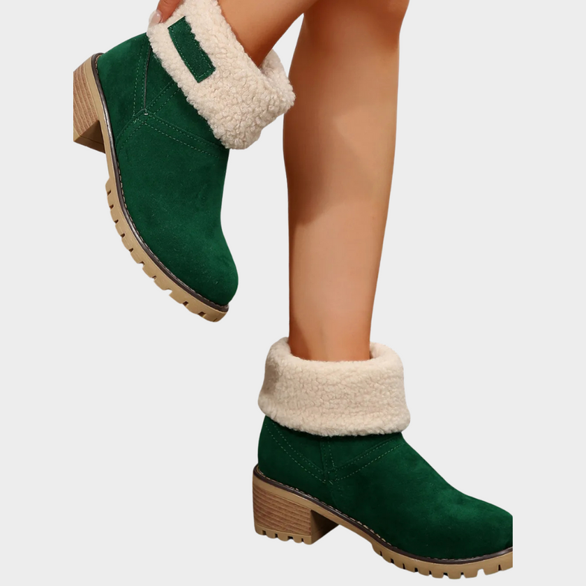 Brynn | Women's Mid Heel Winter Boots with Comfortable Casual Everyday Walking