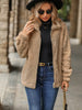 Birgit | Women's Zip-Up Sherpa Jacket with Pockets