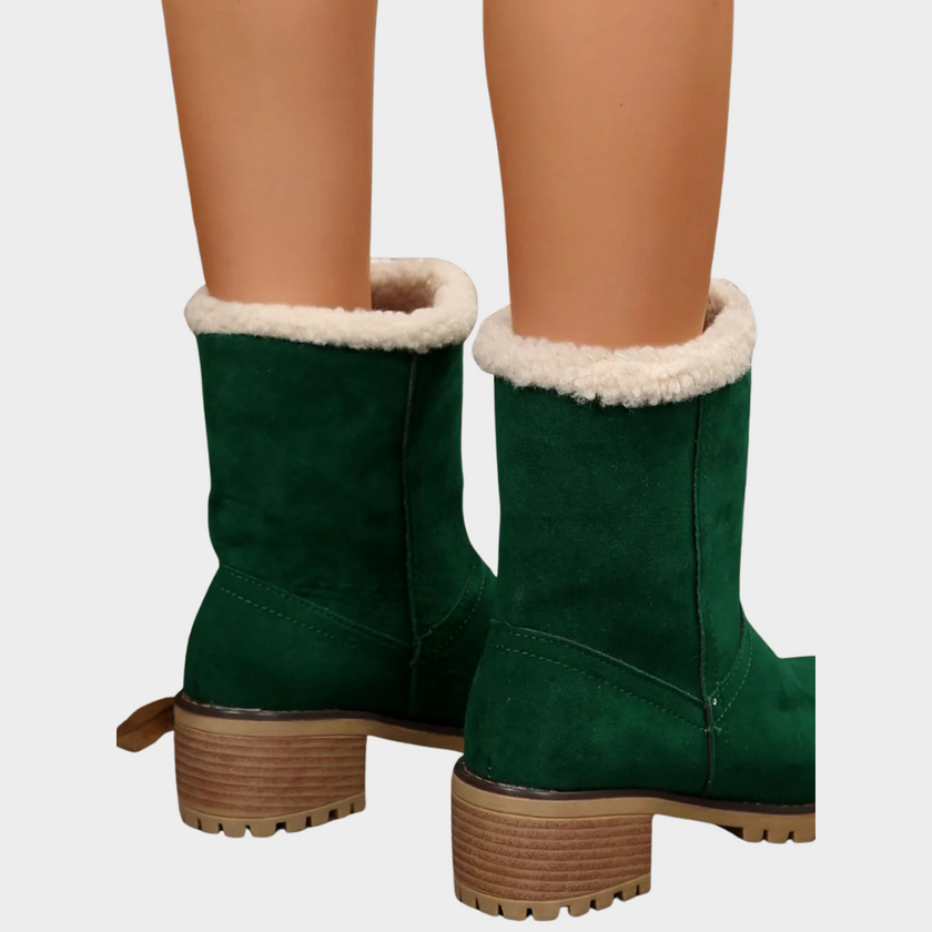 Brynn | Women's Mid Heel Winter Boots with Comfortable Casual Everyday Walking