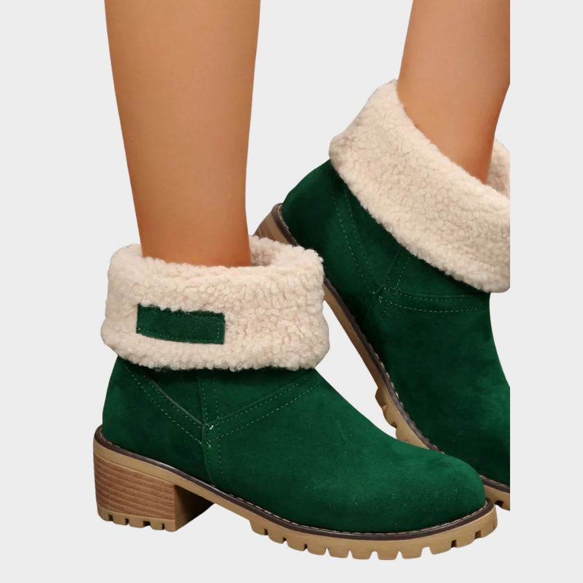 Brynn | Women's Mid Heel Winter Boots with Comfortable Casual Everyday Walking