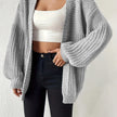 Nina | Women's Oversized Chunky Knit Open-Front Cardigan