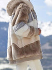Erika | Women's Plus-Size Hooded Zip-Up Sherpa Winter Jacket