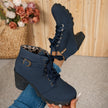 Aria | Women's Lace Up Heel Bold Comfort Boots with Every Step