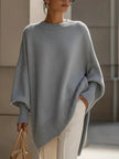 Addison | Women's Oversized Batwing Sleeve Knit Sweater with Cozy for Layering