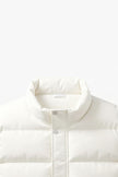 Gilet Vest Men Sleeveless High Stand Collar Zip Regular Fit