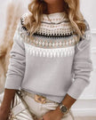 Saskia | Women's Relaxed-Fit Knit Sweater with Cozy Breathable Knit for Casual