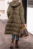 Johna | Women's Longline Reversible Sherpa Winter Puffer Coat