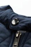 Wool Jacket Men Stand Collar Zip Long Sleeve Regular Fit Winter