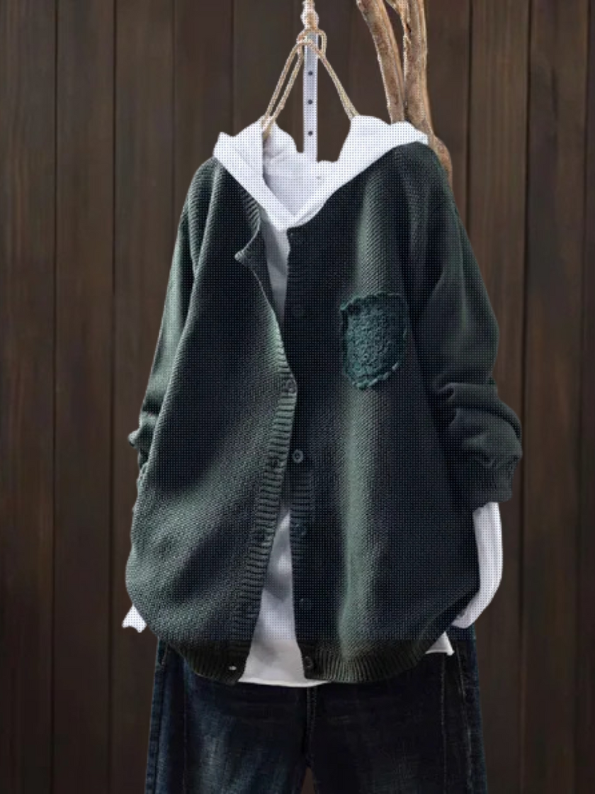 Ansley | Women's Cozy Oversized Knit Cardigan Sweater