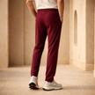 Men's wide-leg drawstring joggers by FJØRNA, relaxed casual sweatpants with a comfortable fit and adjustable waistband.
