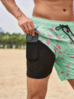 Men’s FJØRNA secure fit swim shorts for men, featuring quick-dry fabric and adjustable waistband, ideal for beach and swimming activities.