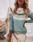 Saskia | Women's Relaxed-Fit Knit Sweater with Cozy Breathable Knit for Casual