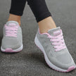 FJØRNA women's orthopedic walking shoes with lace-up knit design, supportive footwear for comfortable daily walking.