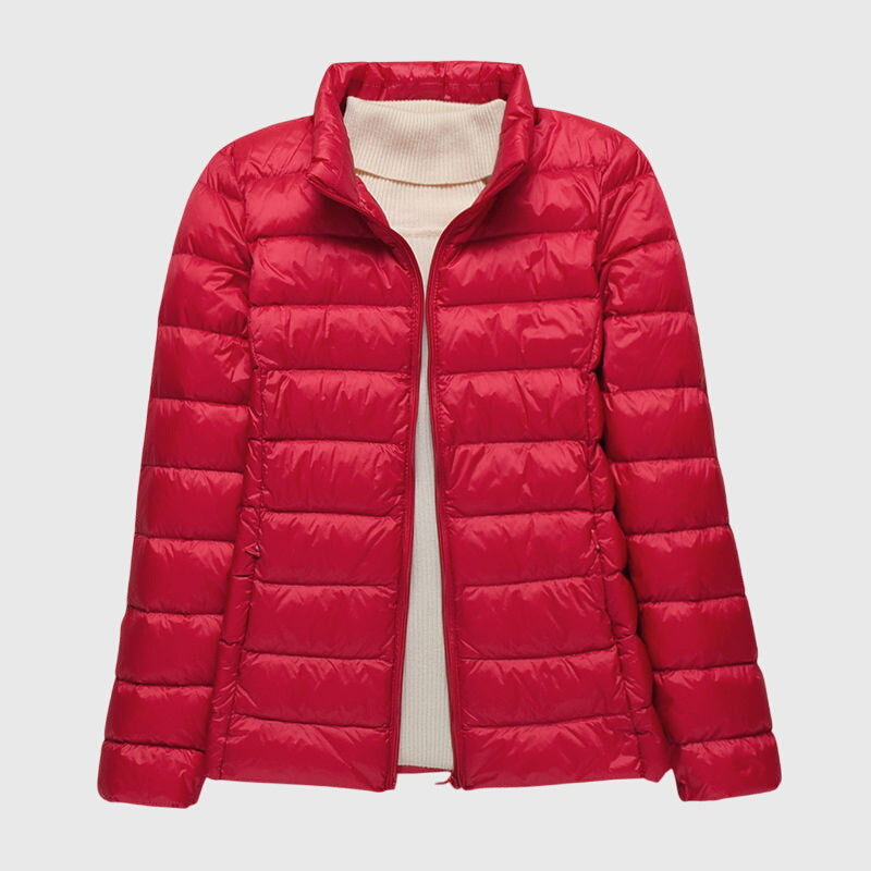 Quilted Jacket Women Ultra-Light Windproof Water-Resistant