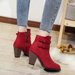 Amara | Women's Block Heel Ankle Style Boots with a Step
