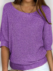 Knit Sweater Open Knit Relaxed Fit Lightweight Pullover Jumper | Judith