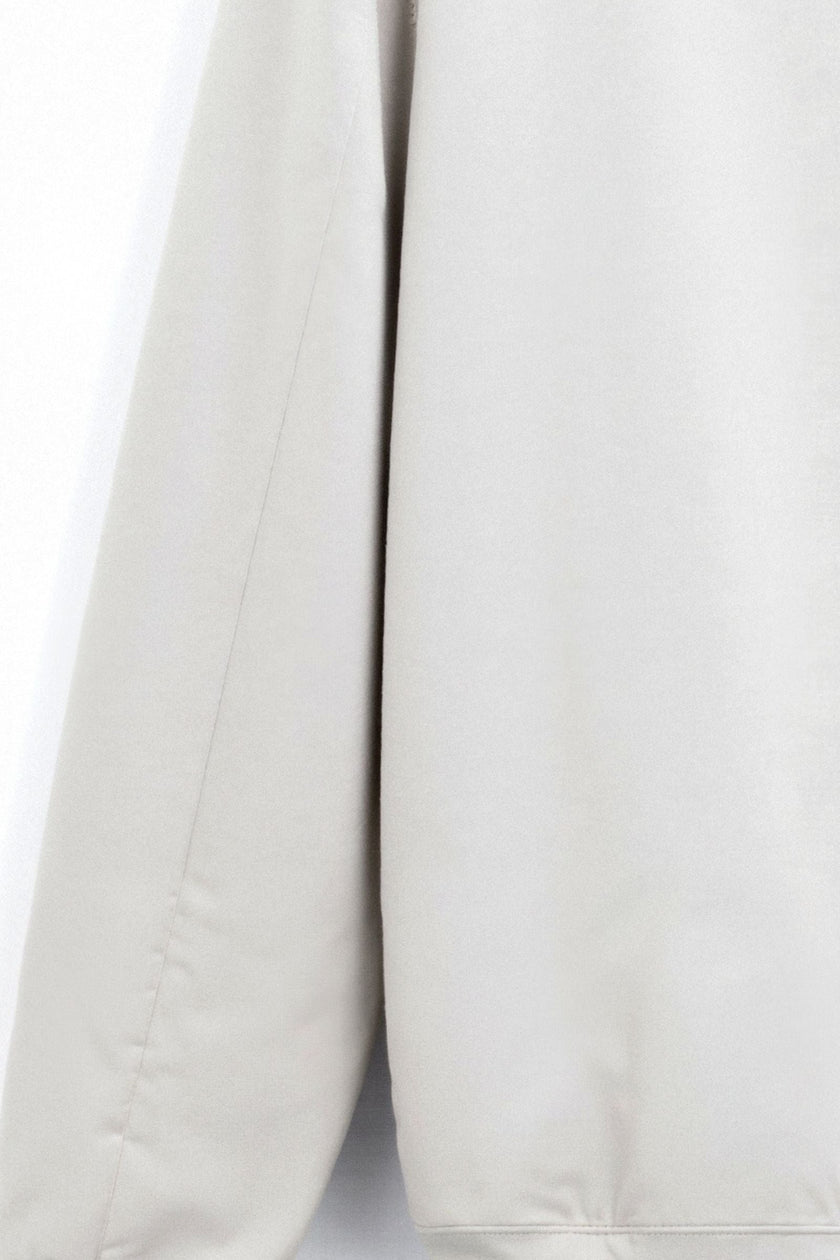 Bomber Jacket Men Slim Fit Zip Ribbed Collar Recycled Polyester
