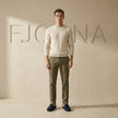 FJØRNA men's suede wool-lined slippers with cozy interior and slip-on design, perfect for winter comfort and indoor wear.