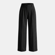 Women’s high-waist wide-leg tailored trousers by FJØRNA, loose pull-on pants with a relaxed fit and clean design.