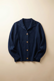 Ebba | Women's Knit Collared Button-Up Cardigan