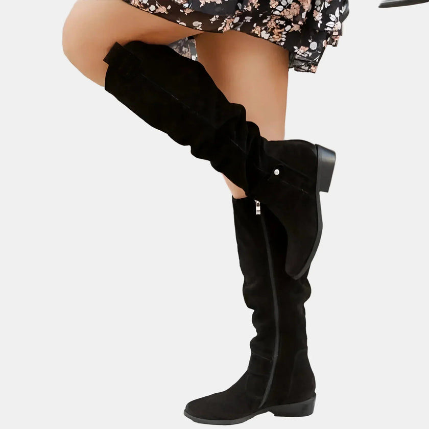Avery | Women's Low Heeled Boots with Comfortable Casual Everyday Walking Lightweight