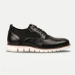FJØRNA men's leather lace-up dress shoes with polished finish and classic design, perfect for formal occasions.