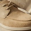 Men's suede lace-up casual shoes by FJØRNA, featuring a classic loafer style with a sleek suede exterior and comfortable design.
