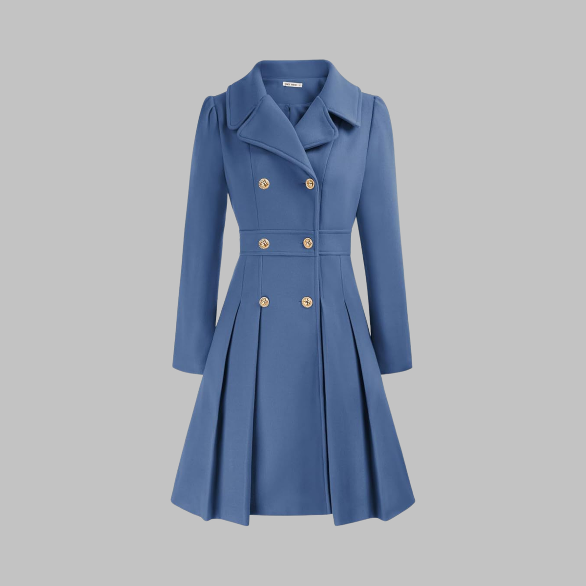 Pea Coat Oversized Longline Tailored Double Breasted Winter Coat | Ivy