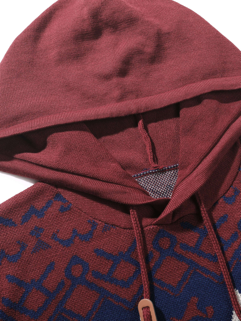 Giulia | Women's Fair Isle Reindeer Hooded Christmas Sweater