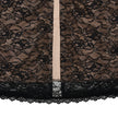FJØRNA women's lace backless dress set with fishtail silhouette and mesh overlay, elegant evening dress with intricate lace details.