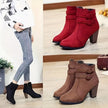 Amara | Women's Block Heel Ankle Style Boots with a Step