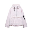 Anorak Jacket Women Hooded Half Zip Relaxed Fit Sport
