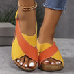 FJØRNA women's orthopedic sandals with adjustable straps and cushioned footbed, open-toe design for comfortable walking support.