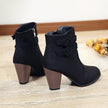 Amara | Women's Block Heel Ankle Style Boots with a Step
