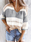Fine Knit Sweater Women Regular Fit Soft Long Sleeve