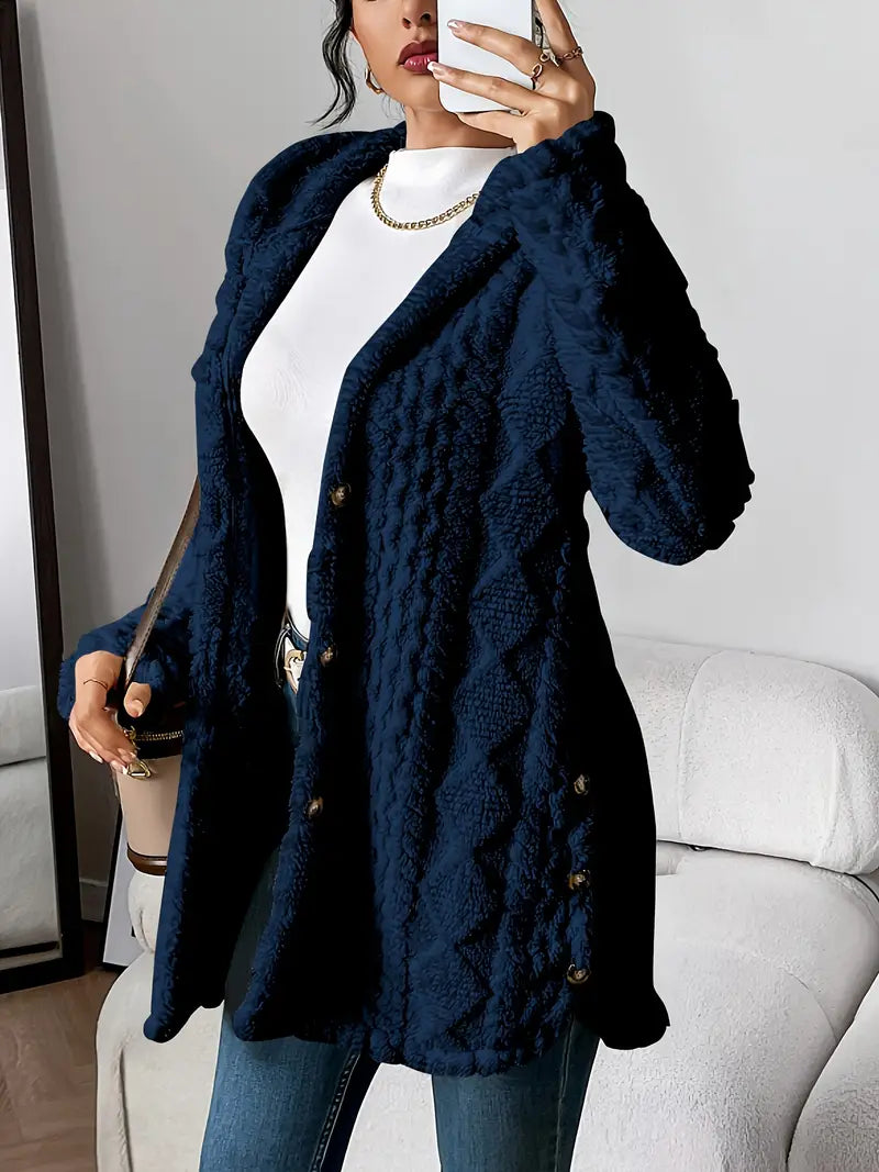 Hayden Soof | Women's Versatile Knit Hooded Cardigan Sweater