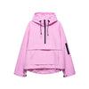 Anorak Jacket Women Hooded Half Zip Relaxed Fit Sport