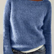 Matilda | Women's Relaxed-Fit Crew Neck Knit Sweater with Long Sleeves for Layering