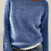 Matilda | Women's Relaxed-Fit Crew Neck Knit Sweater with Long Sleeves for Layering