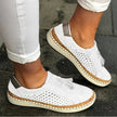 FJØRNA women's orthopedic slip-on shoes with breathable knit upper, comfortable and supportive footwear for everyday wear.