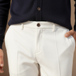 Men's slim fit ankle-length chinos by FJØRNA, tailored slim fit men's pants with a modern, sleek look, shown in the image.
