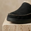 FJØRNA men's soft slip-on house slippers with plush lining and comfortable sole, ideal for indoor wear.