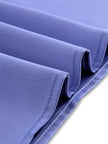 Lavender satin cross-neck sleeveless blouse for women by FJØRNA, featuring a stylish design and smooth fabric.