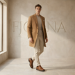 FJØRNA men's retro leather Chelsea boots with sleek design and elastic side panels, ideal for stylish everyday wear.