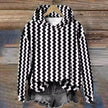 Julie | Women's Cozy Oversized Knit Nordic Hoodie Sweatshirt