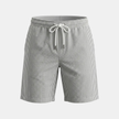 Men's relaxed striped drawstring shorts by FJØRNA, casual summer shorts with an adjustable waistband and comfortable fit.