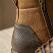Men's FJØRNA leather orthopedic hiking boots with sturdy soles, ankle support, and durable design for outdoor walking and hiking.