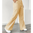 FJØRNA lightweight women's summer trousers with drawstring, striped design, comfortable fit, suitable for casual wear.