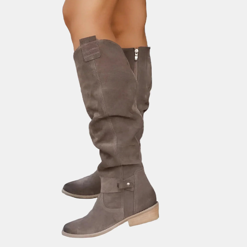 Avery | Women's Low Heeled Boots with Comfortable Casual Everyday Walking Lightweight